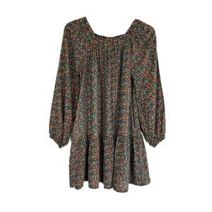 Cat & Jack Girls Floral Long Sleeve Pocket Dress